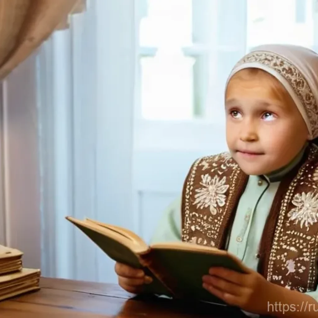 역사 교육과 다문화 - **Prompt 1: Intergenerational Storytelling of Russian History**
"A cozy, warm domestic scene set...